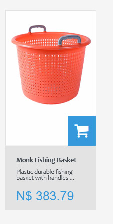 Plastic Monk Fishing basket with handles